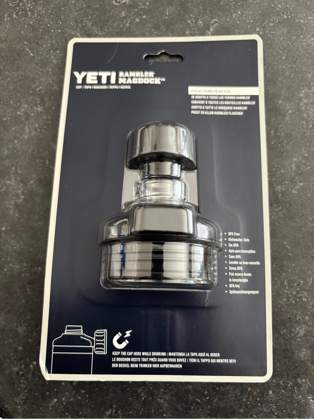 Brand new in package unopened YETI Rambler magnetic docking lid